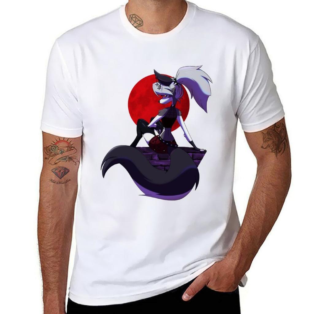 Helluva Boss Loona T-shirt T Shirts For Man Cotton Soft T Shirts For Man Cotton T Shirts For Man Cotton Funny T-shirt