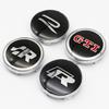 Pour VW VOLKSWAGEN Nouveau 4pcs 56mm Emblème de Roue de Voiture Autocollant Central 60mm Cache-Moyeux de Roue Accessoire Pour VW golf Passat R Rline GTI