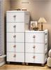 Gap Narrow Edge Multi-Layer Movable Storage Cabinet with Drawer for Kitchen, Available in 18/25/30cm Sizes