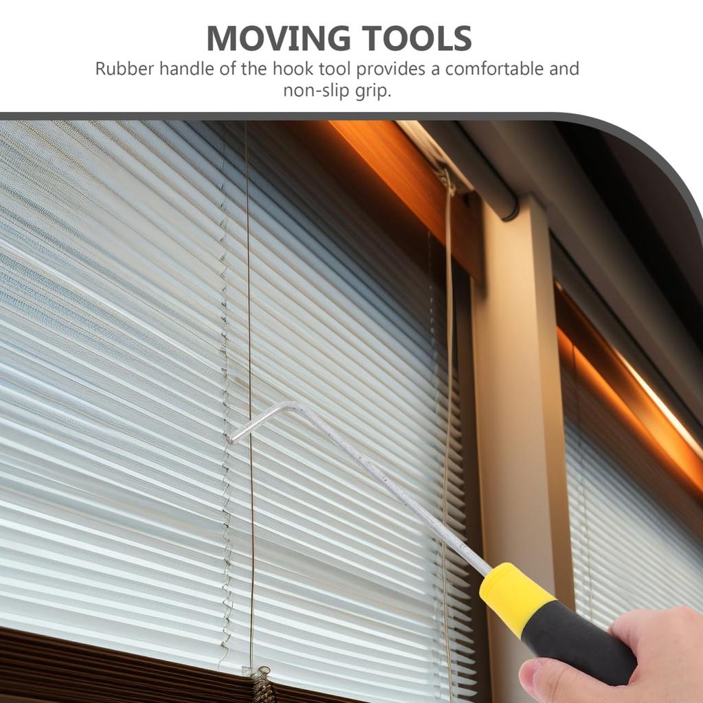 Mobestech Rolling Shutter Door Hook Puller Plumbing Hand Tool Lid Puller Moving Tool Cover Lifter Hook Lifting Hook
