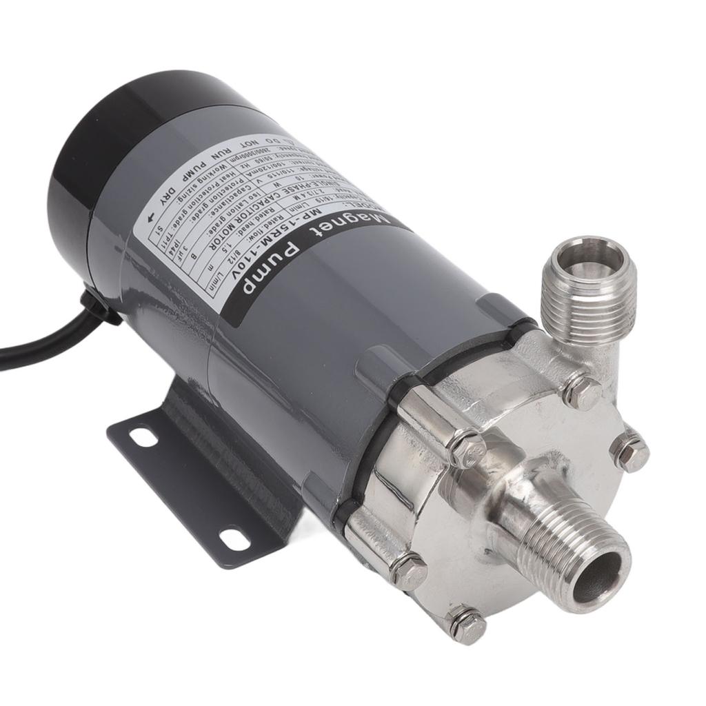 Magnetic Beer Pump Stainless Steel Head Home Brewing System High Temperature Resistance Beer Pump