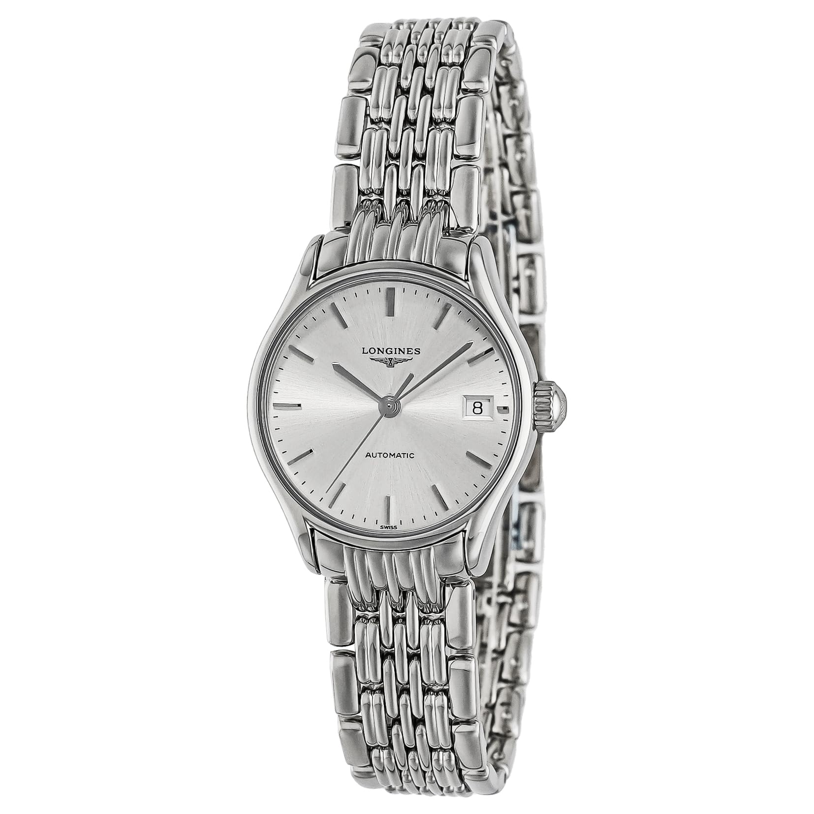 

Wristwatch LYRE Automatic Winding 3 ATM Water Resistant Sapphire Glass Silver Dial Stainless Steel Silver [Longines] Women s L4.360.4.72.6 [Used]