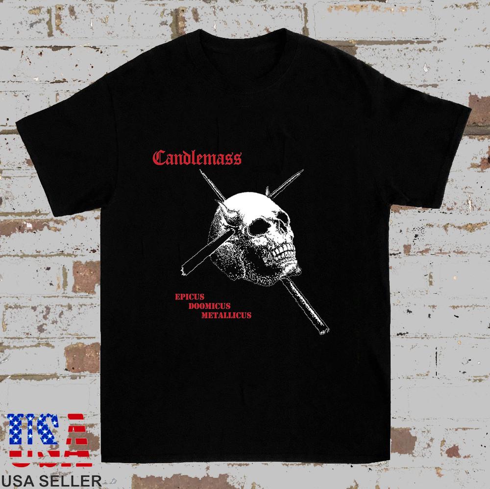 Epicus Doomicus Metallicus Candlemass Band Tour T Shirt Full Size S5XL Unisex T-Shirt M