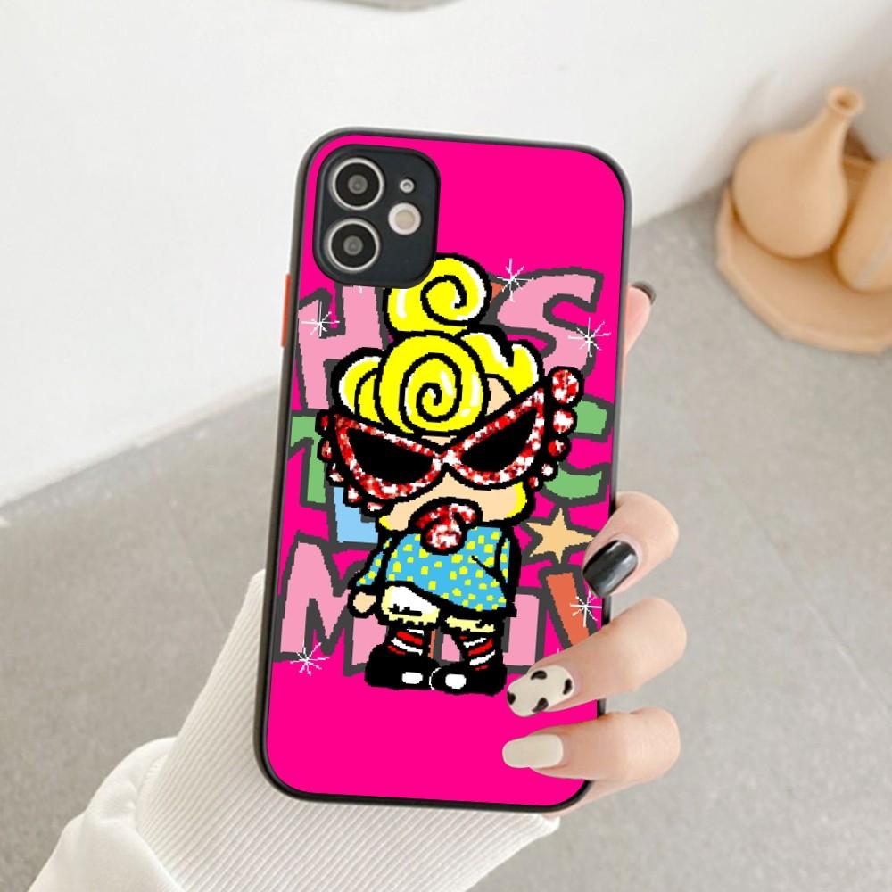 

H-Hysteric M-mini Phone Case For IPhone 14 11 12 13 Mini Pro Max 8 7 Plus X XR XS MAX Translucent Matte Cover iphone 16pro max