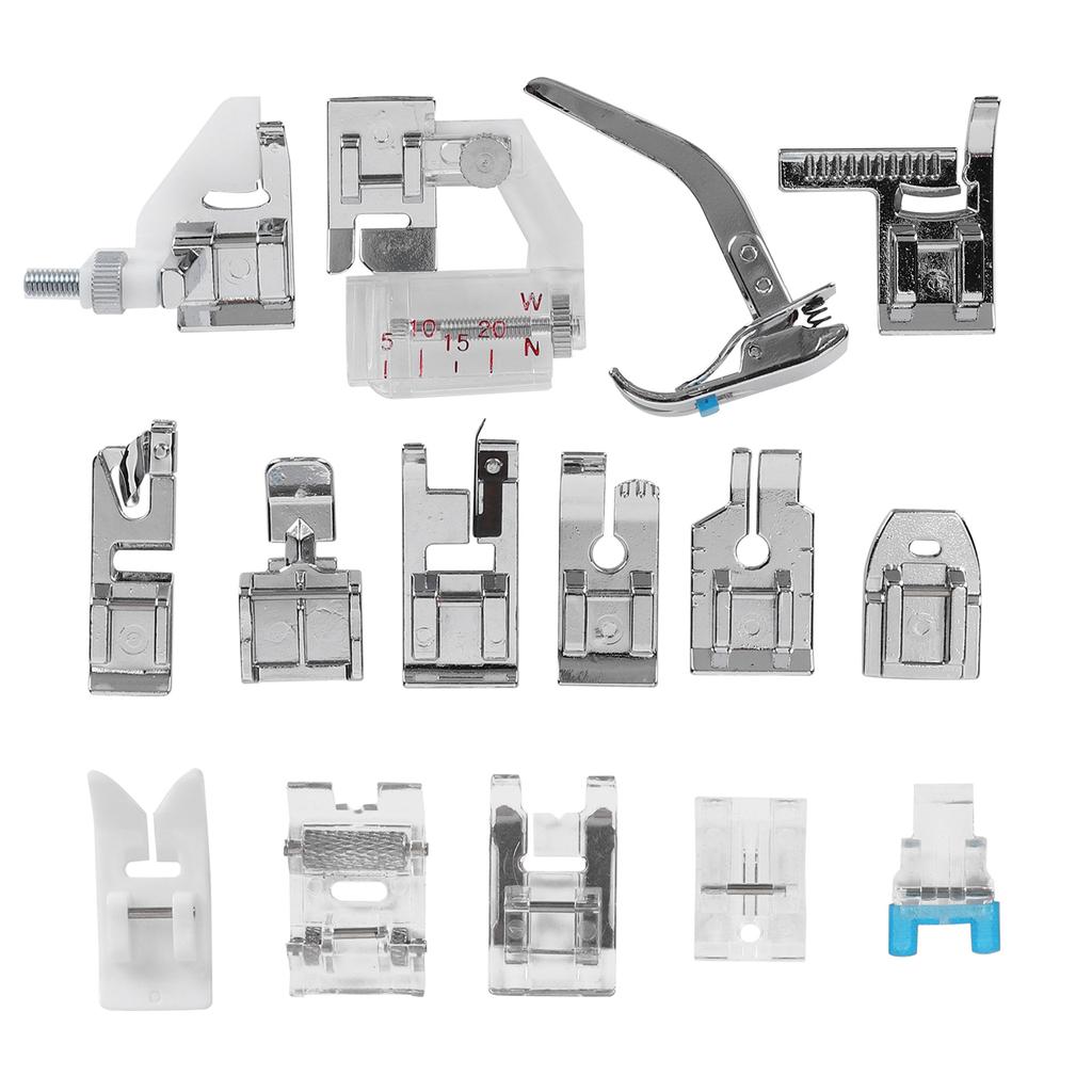15 Stück Nähfuß Multifunktions Haushaltsnähmaschine Werkzeugset Zubehör