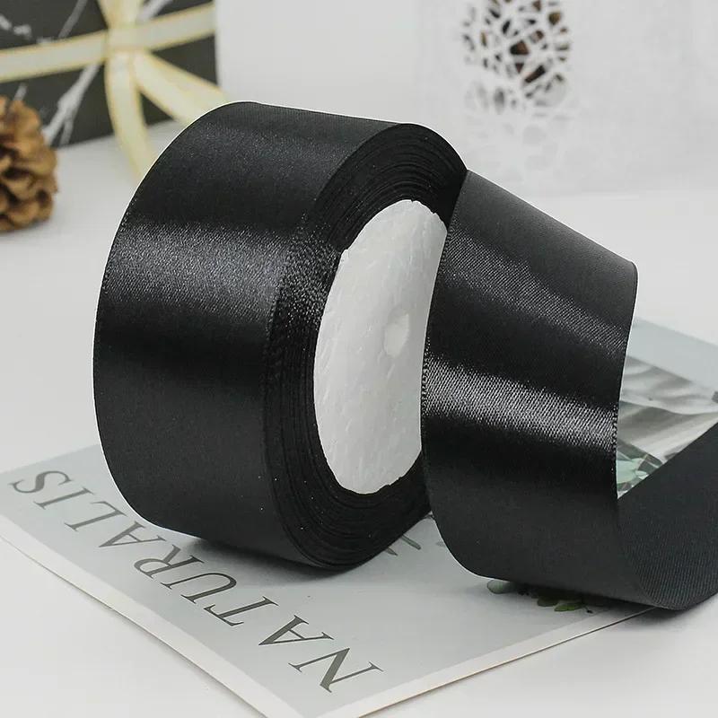 1 Volume 22 Meters Silk Satin Ribbons for Crafts Bow Handmade DIY Gift Wrap Party Wedding Decorative 6/10/15/20/25/40/50mm Tape
