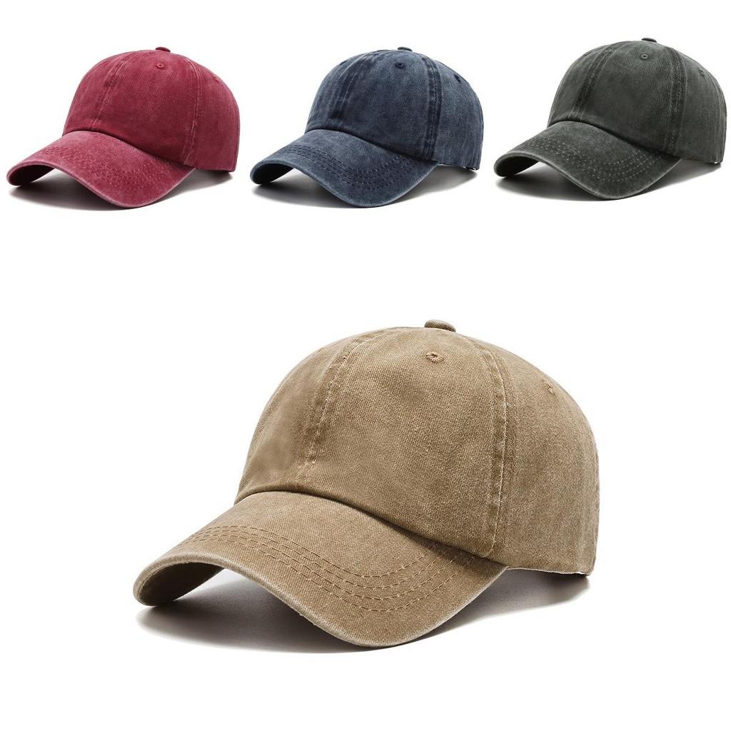 Classic Cotton Baseball Cap With Sunshade And Windproof Features For Outdoor Activities