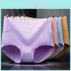 Comfortable Plus Size Cotton Women's Underwear With High Waist Tummy Control Features