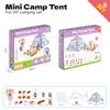 Play House Simulated camping Mini Camp Tent Playthings Ideal for Girl Portable Miniature skateboard doll Tent Home interaction Children Game