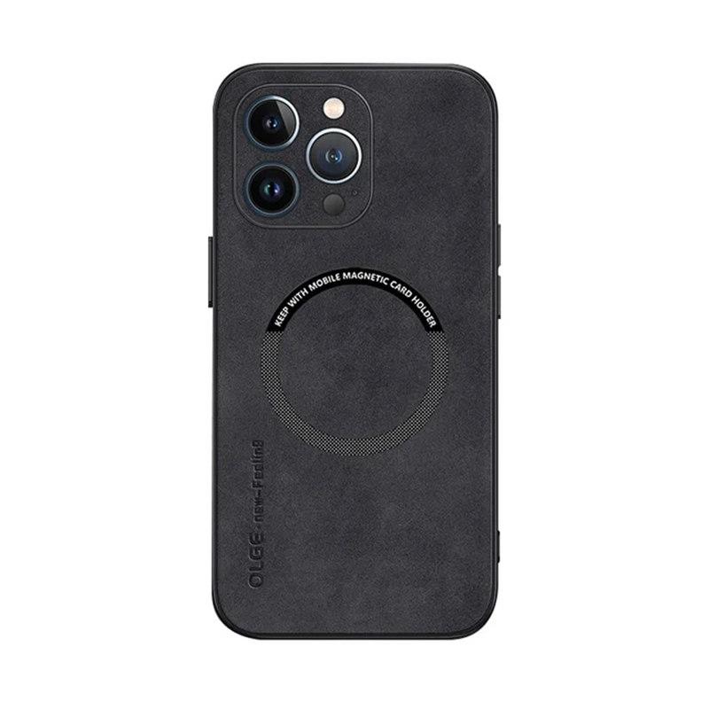 Magnetic For Magsafe Leather Case For iPhone 15 14 Pro Max 14pro 12 13 Pro Max 11 Luxury Wireless Charge Shockproof Soft Cover