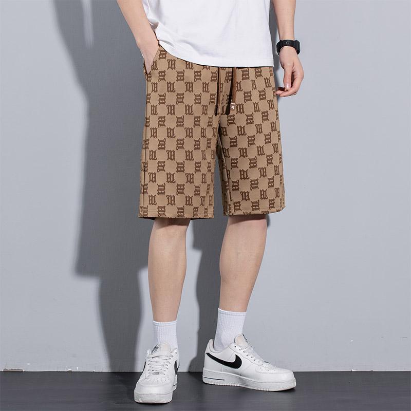Loose Shorts Men's Thin Quarter Pants Large Pants Casual Quick-drying Beach Pants