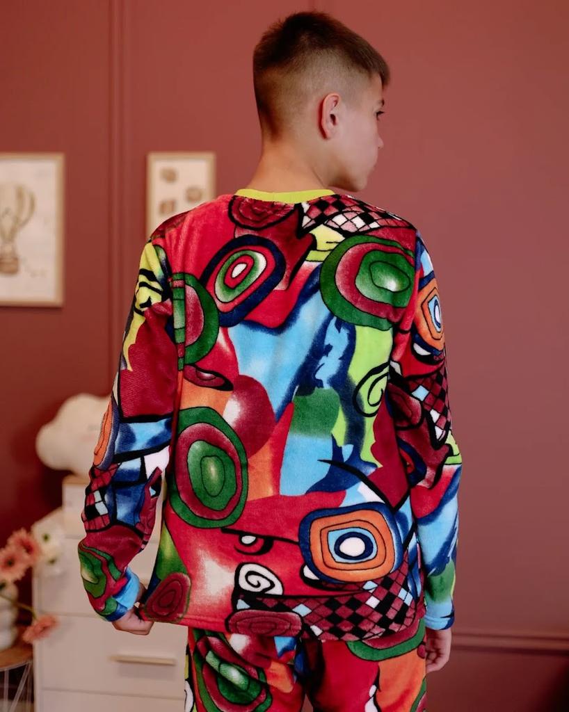 Cozy Boys’ Pajama Set – Soft Material & Free Cut, Winter, 6079-035-1-1 HC