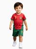 Printed Casual Short Sleeve Top & Shorts Set for Boys, Summer Versatile Outfit