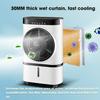 7L Mini Portable Air Conditioner Water Tank Mute Air Humidifier Cooler Timer Remote Control Cooling Fan + 10pcs Ice Bag