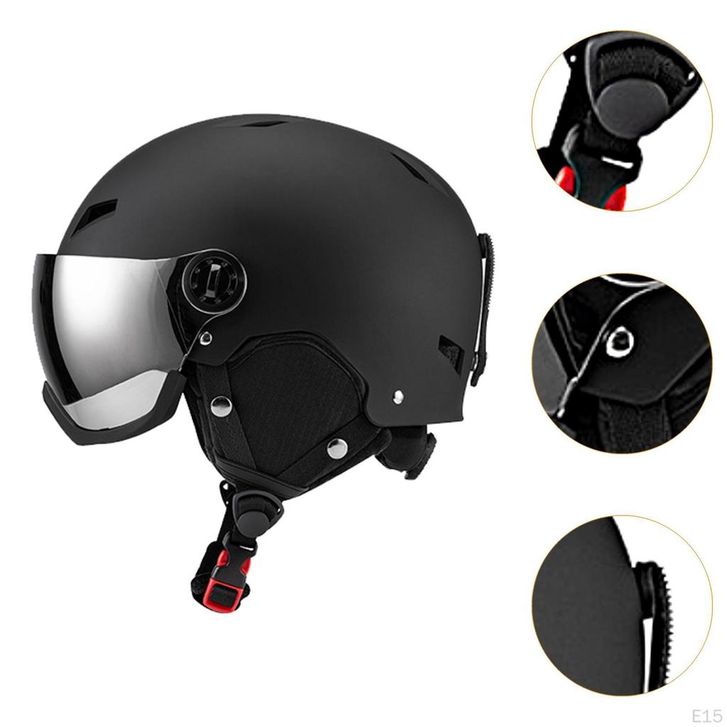 Ski Helmet with Goggles And Ear Protection for Snowboarding