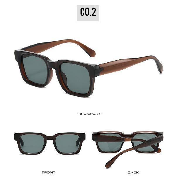 UV Protection Sunglasses, Men's and Women's Styles, Square Frame Eyewear