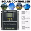 100A MPPT/PWM Solarladeregler 12V/24V/36V/48V Auto Controller Dual USB