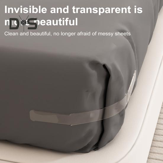 4/8 Pcs Bed Sheet Holder Mattress Sheet Fasteners Corner Fitted Sheet Straps Keeps Sheets Firm And Tight for All Mattress Sizes