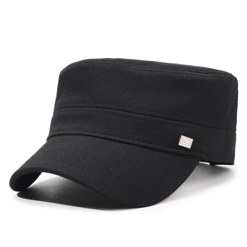 Spring Summer Middle-Aged Men's Net Cap Breathable Flat Cap Outdoor Sunshade Cap