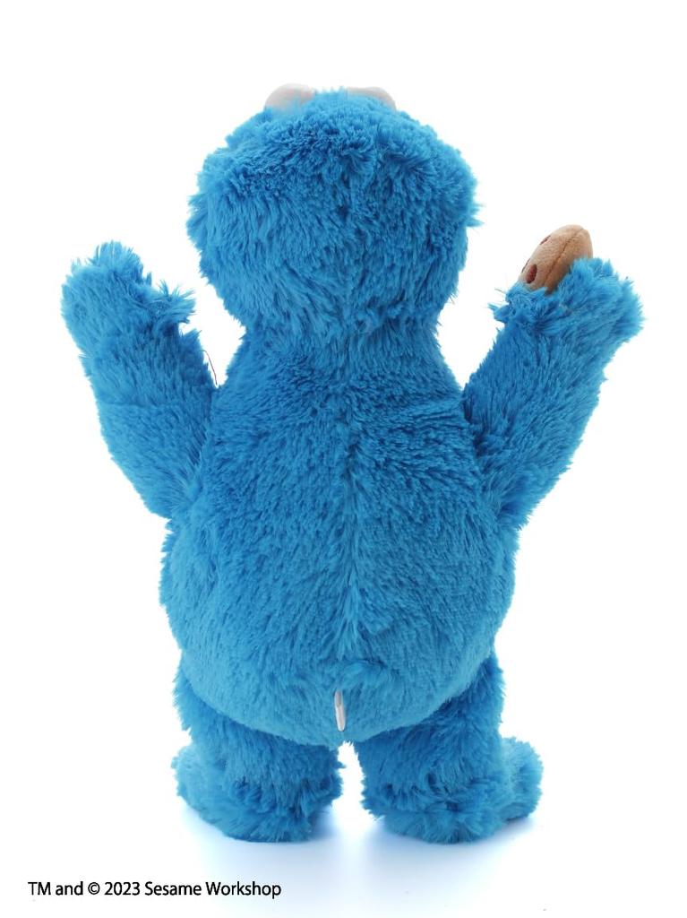 Street Plush Toy S Cookie Monster SSMULG239002 BLU Free Size [Sesame Market] Women's