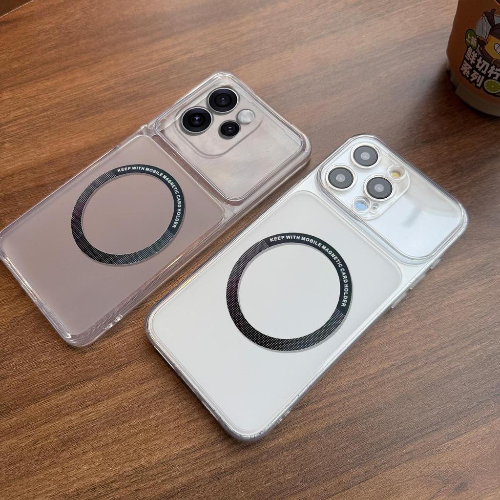 Case for OPPO Reno15 Pro Max 5G Wireless Charging Magnetic Ring Casing Anti-Fingerprint Matte Cover