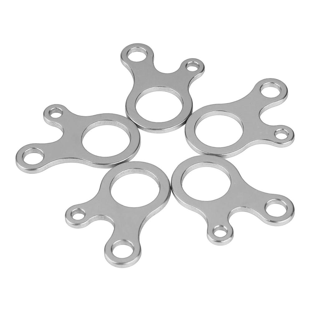 10pcs  3‑Hole Camping Awning Tent Guy Line Runner Guyline Cord Rope Tensioners