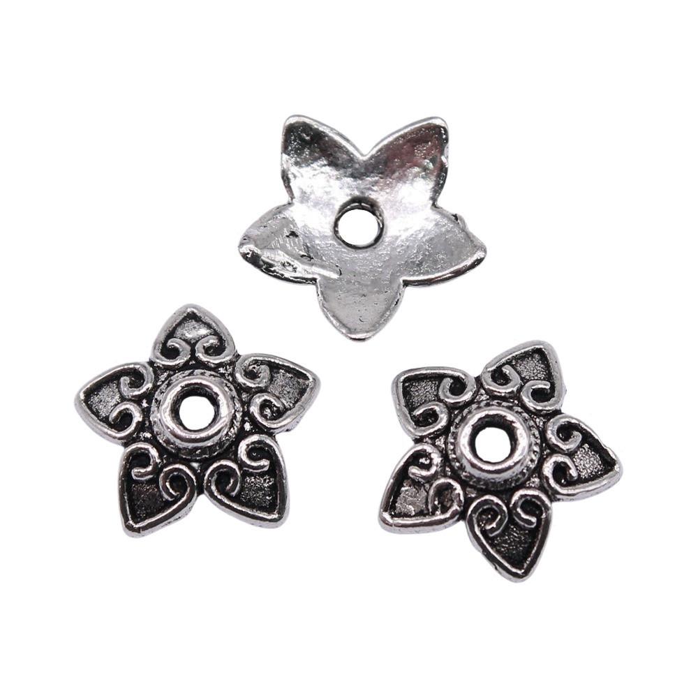 

Подвески для изготовления ювелирных изделий, колпачки для бусин, женские аксессуары, 50 шт.