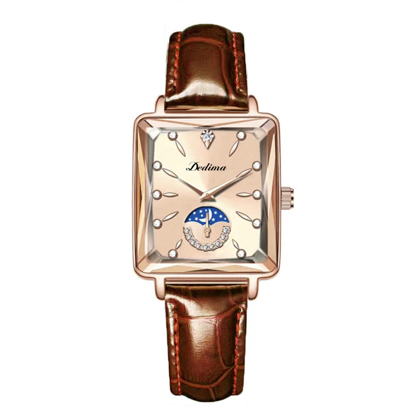 

Женские модные кожаные часы One Size