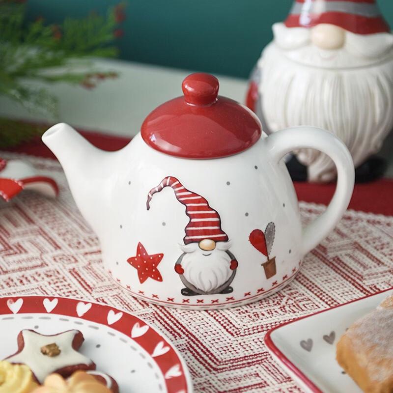 Ru Han Nordic Santa Claus Ceramic Teapot