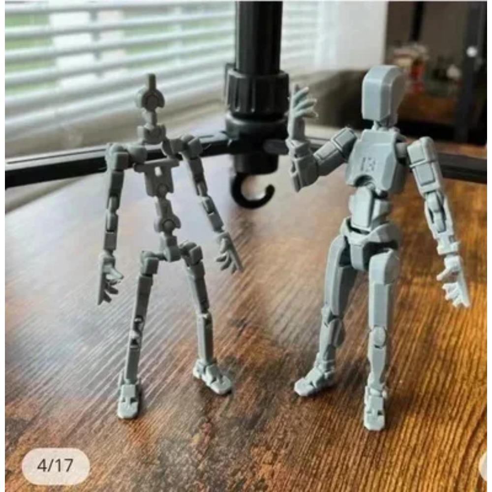 Multi-Jointed Movable Shapeshift Robot Lucky 13 Figure Toys 3D Printed Mannequin Dummy Figure Kids Adults Parent-children Game