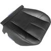 Driver or Passenger Bottom Replacement Leather Seat Cover Black Compatible with 2007 2008 2009 2010 2011 2012 2013 2014 Chevy Silverado Tahoe