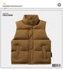 2025 Winter Men's Trendy Heavyweight Sleeveless Cotton Jacket, Plus Size Available