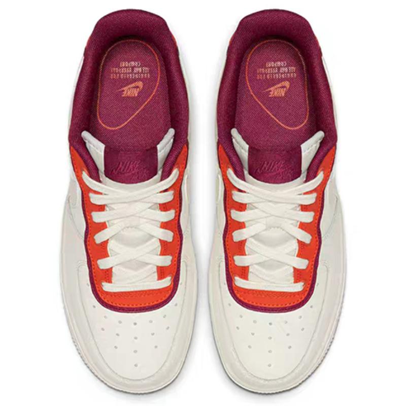 Nike Air Force 1 Low Se Sail Team Orange True Berry Women's Sneakers AA0287-104