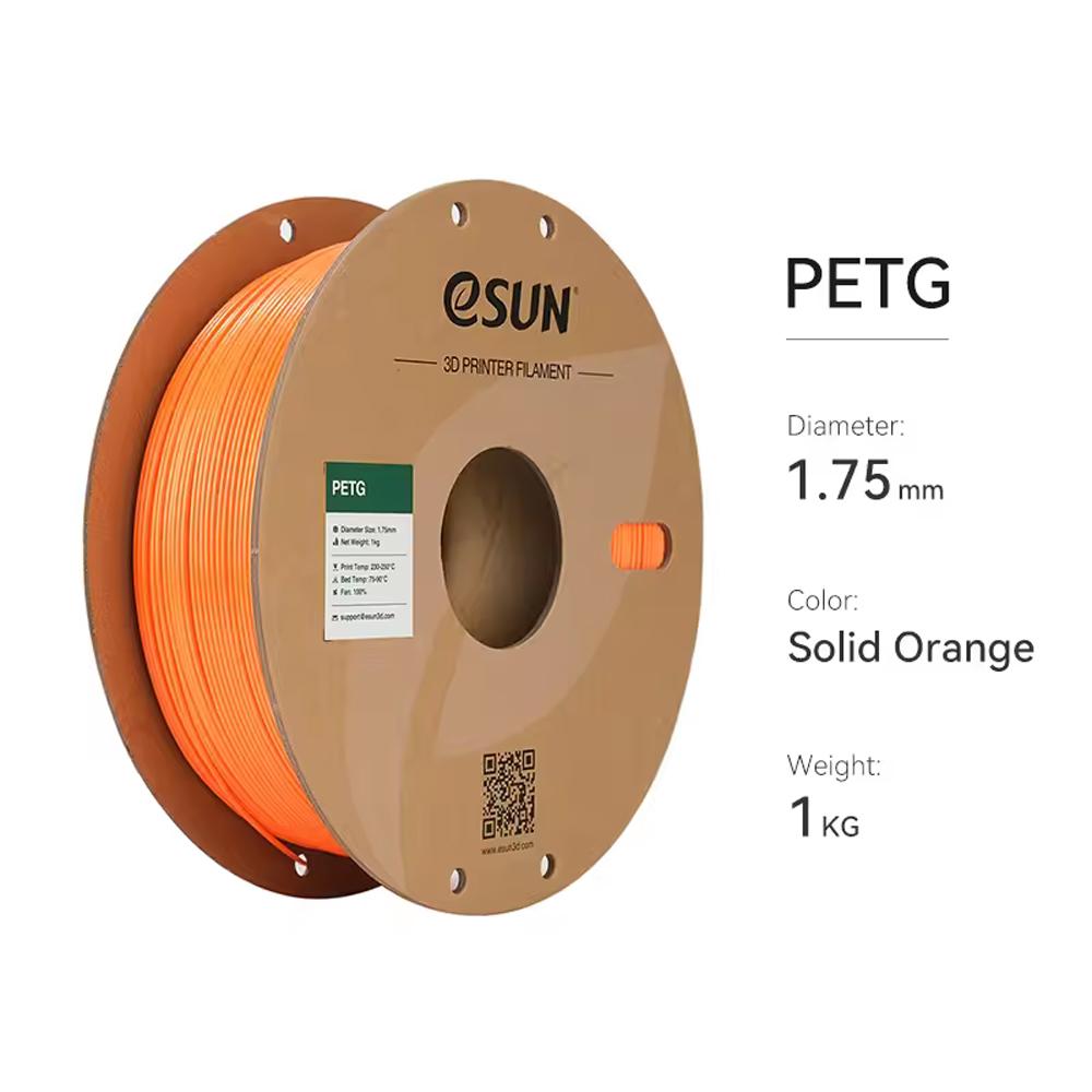 ESUN PETG 3D Printer Filament 1.75mm 1KG/spool PETG Filaments FDM Plastic Rod 240-260℃ Waterproof High Toughness Moulding