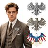 Bald Eagle Speld voor Mannen En Vrouwen Patriotische Emaille Legering Reversspeld
