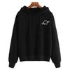 2023 Trendy Women's Planet Print Loose Casual Hooded Sweatshirt - Multiple Colors