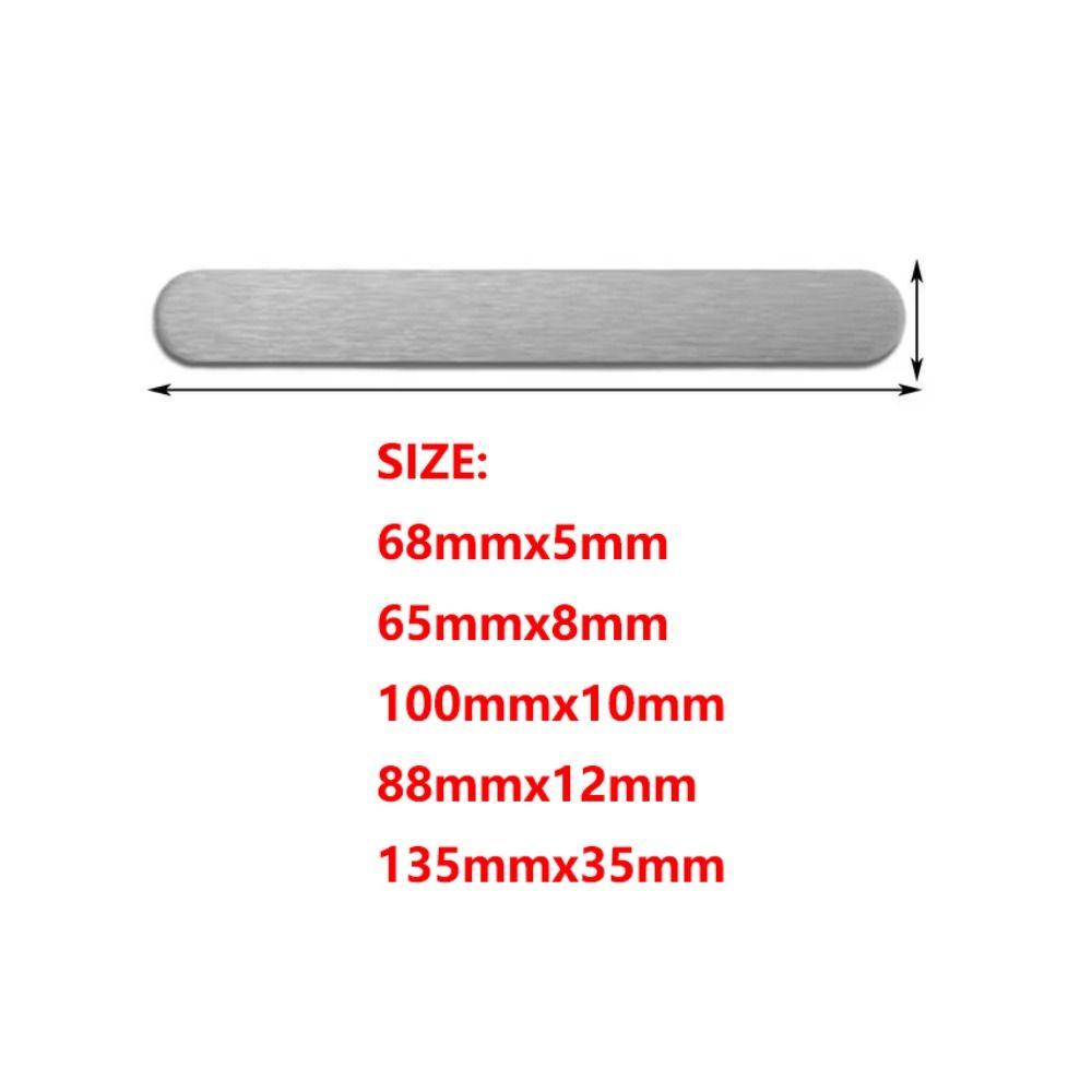 10PCS Reusable Self-Adhesive Patch Magnetic Adsorption Steel Plate for Magnetic Parking Signs
