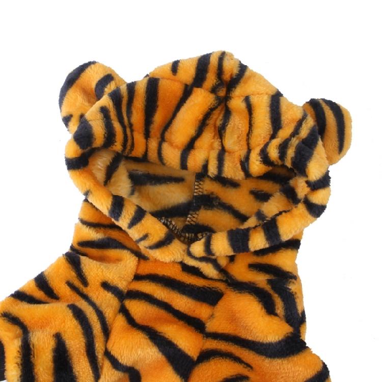 Hooded Dog Winter Coat Cow Pullover for Cold Weather Four-Legged Clothing