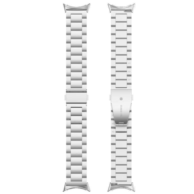 Premium Adjustable Metal Replacement Band Suitable For Watch 4 3 41mm 45mm Three Bead Design Scratch Resistant Accessory