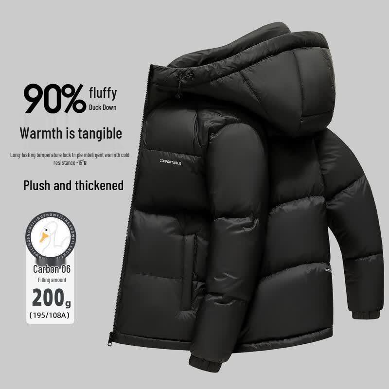 Men's Hooded Winter Down Jacket