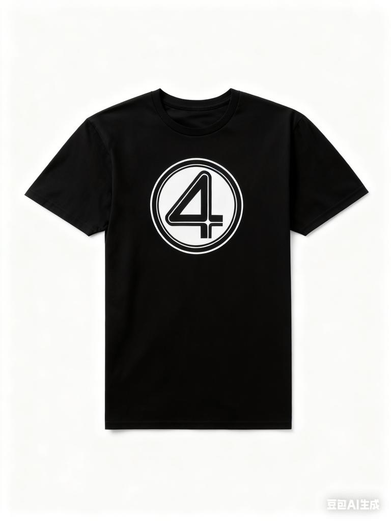 Genuine 2026 New Fantastic Four: Step 1 Logo Print Plus Size Women's Fashion Short Sleeve Loose Sport T-Shirt