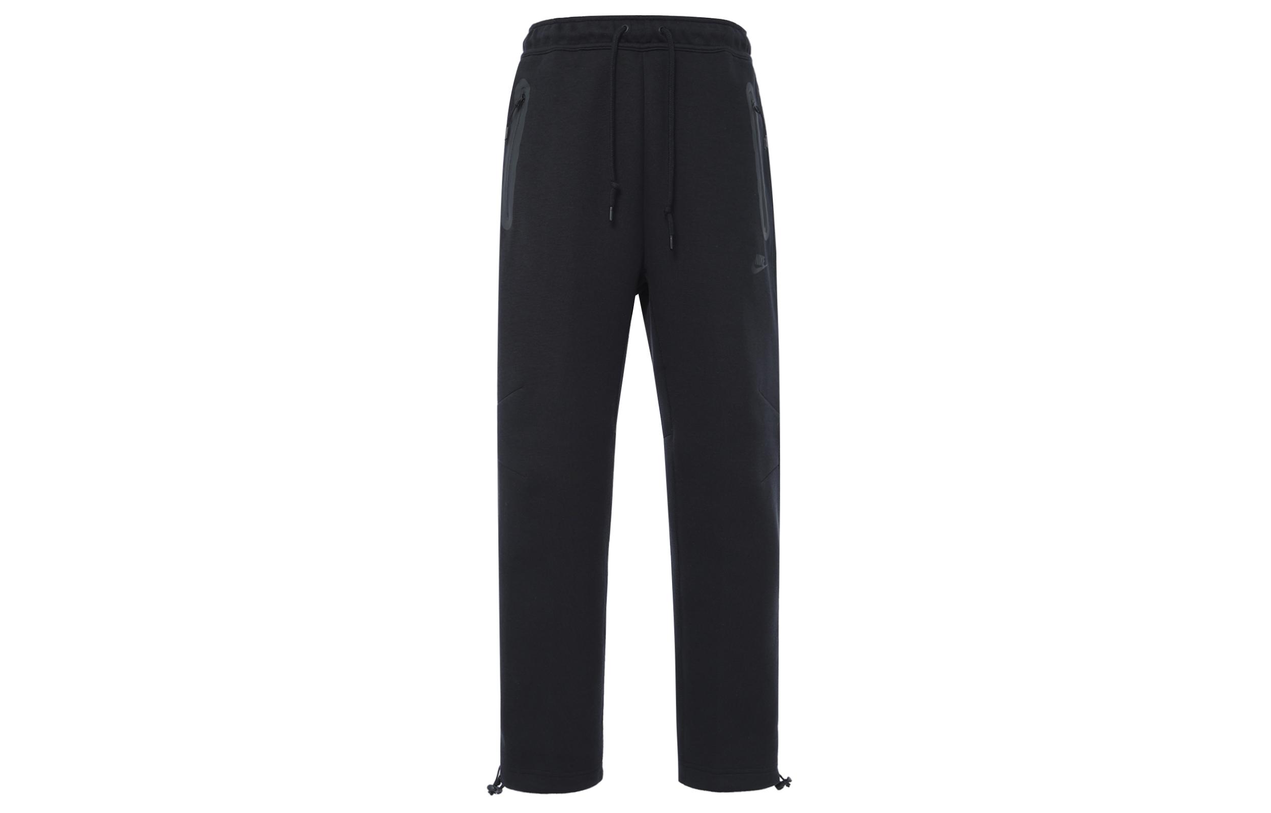 Nike Casual Pants Men s Black Moderate Straight Fit Pants Black|2XL