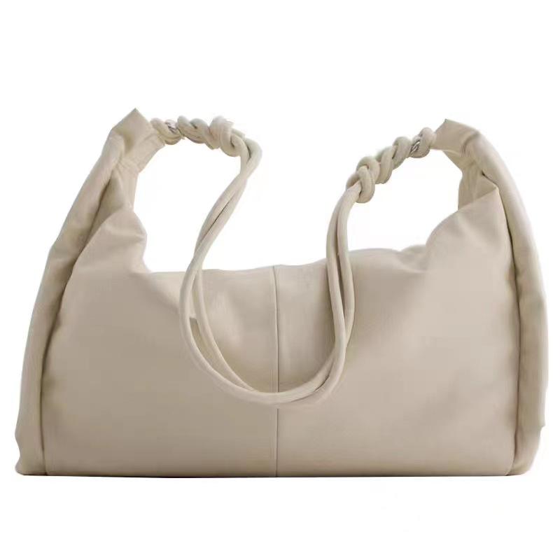 

Модная маленькая квадратная женская сумка, новые сумки через плечо, бежевая сумка Cloud, усовершенствованная ручная сумка, женская сумка для отдыха, трендовая однотонная сумка для поездок на работу