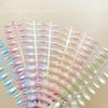 30pcs Cat Eye Press On Nails Short Square Reusable Nail Tips for Women Salon Quality Fake Nails for Date Nights