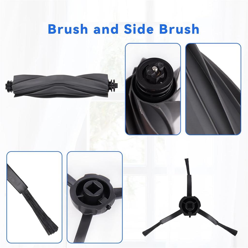 For Dreame L20 Ultra / L30 Ultra Robotic Vacuum Cleaner Spare Parts Main Side Brush HEPA Filters Mop Cloth Dust Bags