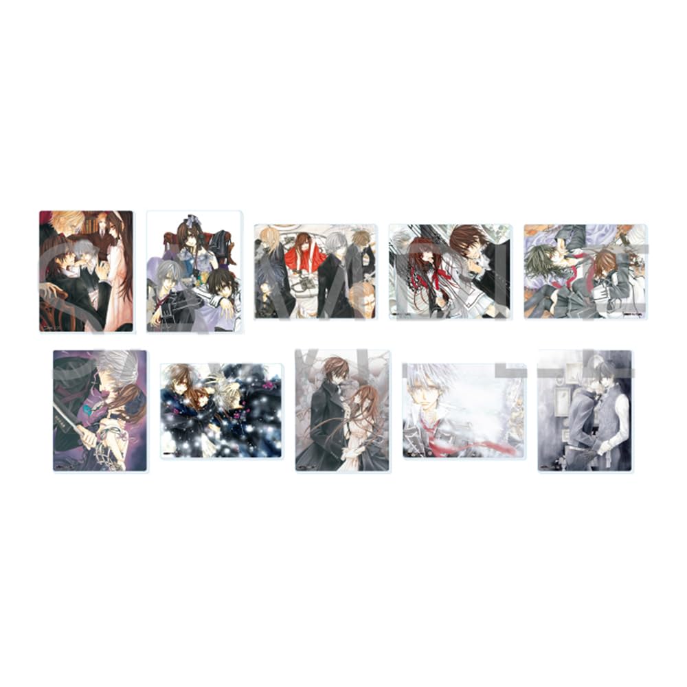 Vampire Knight & Vampire Knight Memories 01 Acrylic Card Complete Set (Box of 10)