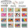 Y2K Personalized DIY Italian Creative Colors Charm Bracelet Flowers Eyes Starfish Bead Fit 9mm Stainless Steel Bracelet Jewelry