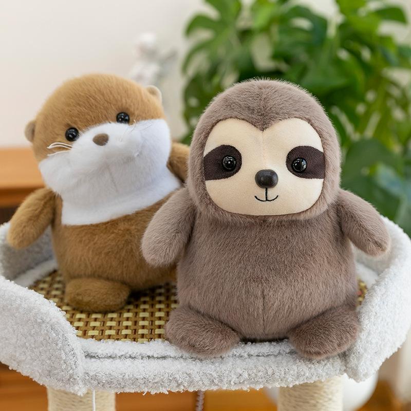 Cute Fat Family Panda Plush Toy Lion Monkey Doll Boutique Doll Children's Gift