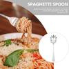 Long Handle Pasta Scoop Stainless Steel Vermicelli Spoon Colander Noodle Strainer  Kitchen