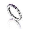 Anonymous Artisan Star Candy Half Ring- Purple